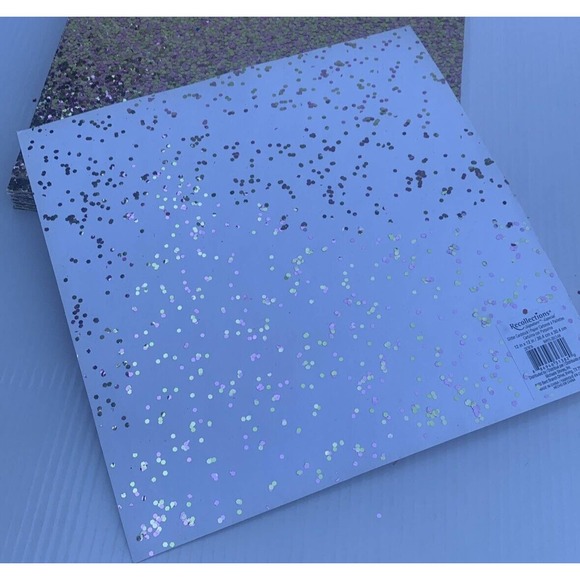 Recollections Glitter Foil Cardstock Paper Lot of 70 Pcs. 12x12 Crafts Scrapbook - Picture 12 of 12